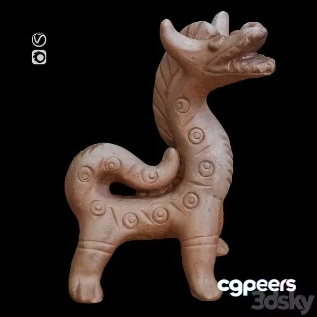 3ds Max Free – Sculpture Dragon