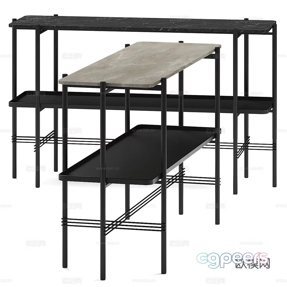 3d model of office desk