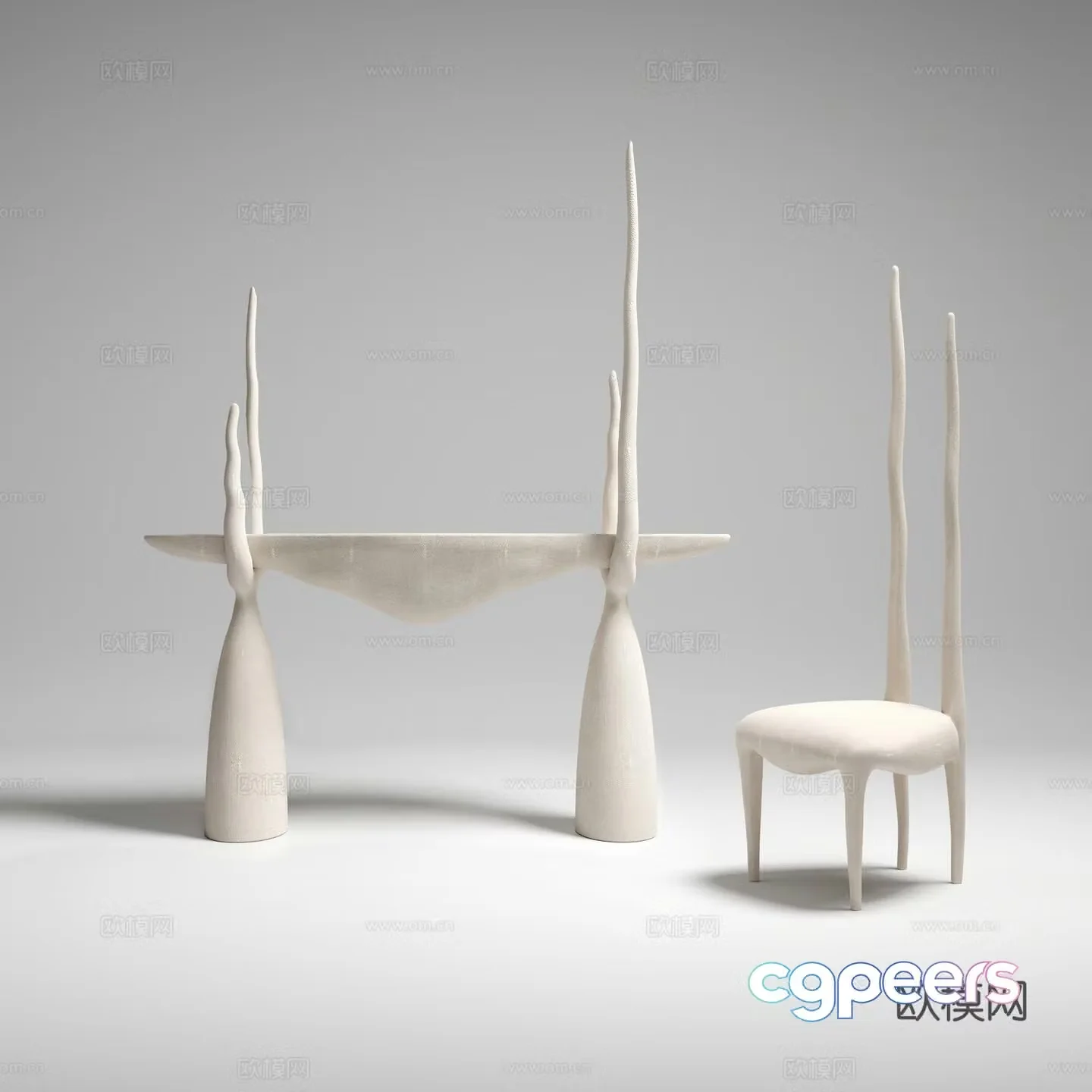 Console Chair 3d Model