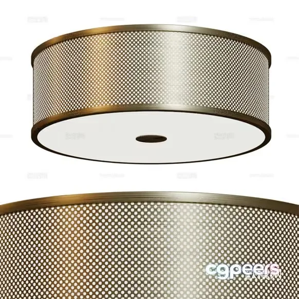 Gold Light Fixture 3D Model – 6644 – CORONA Render