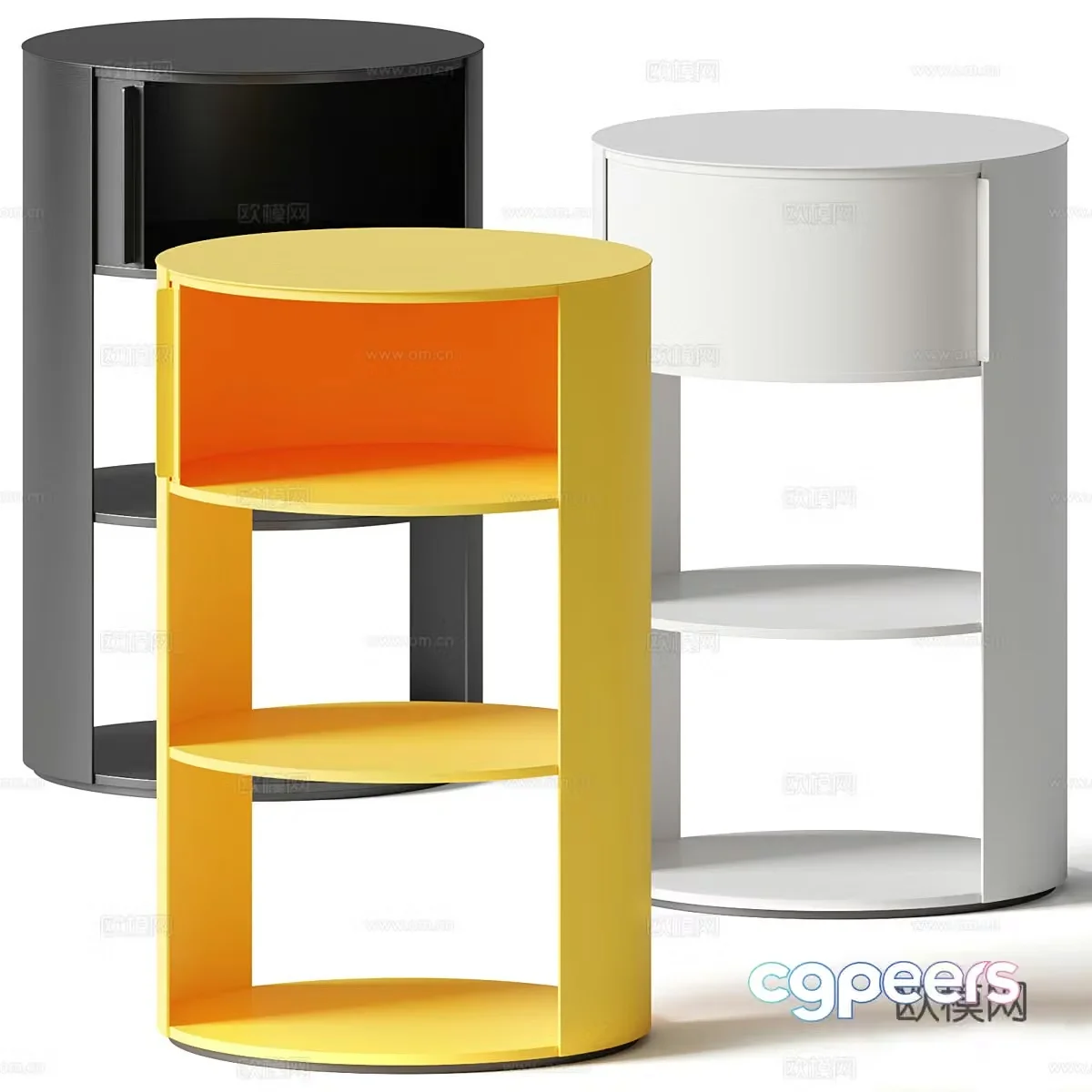 Bedside table 3d model