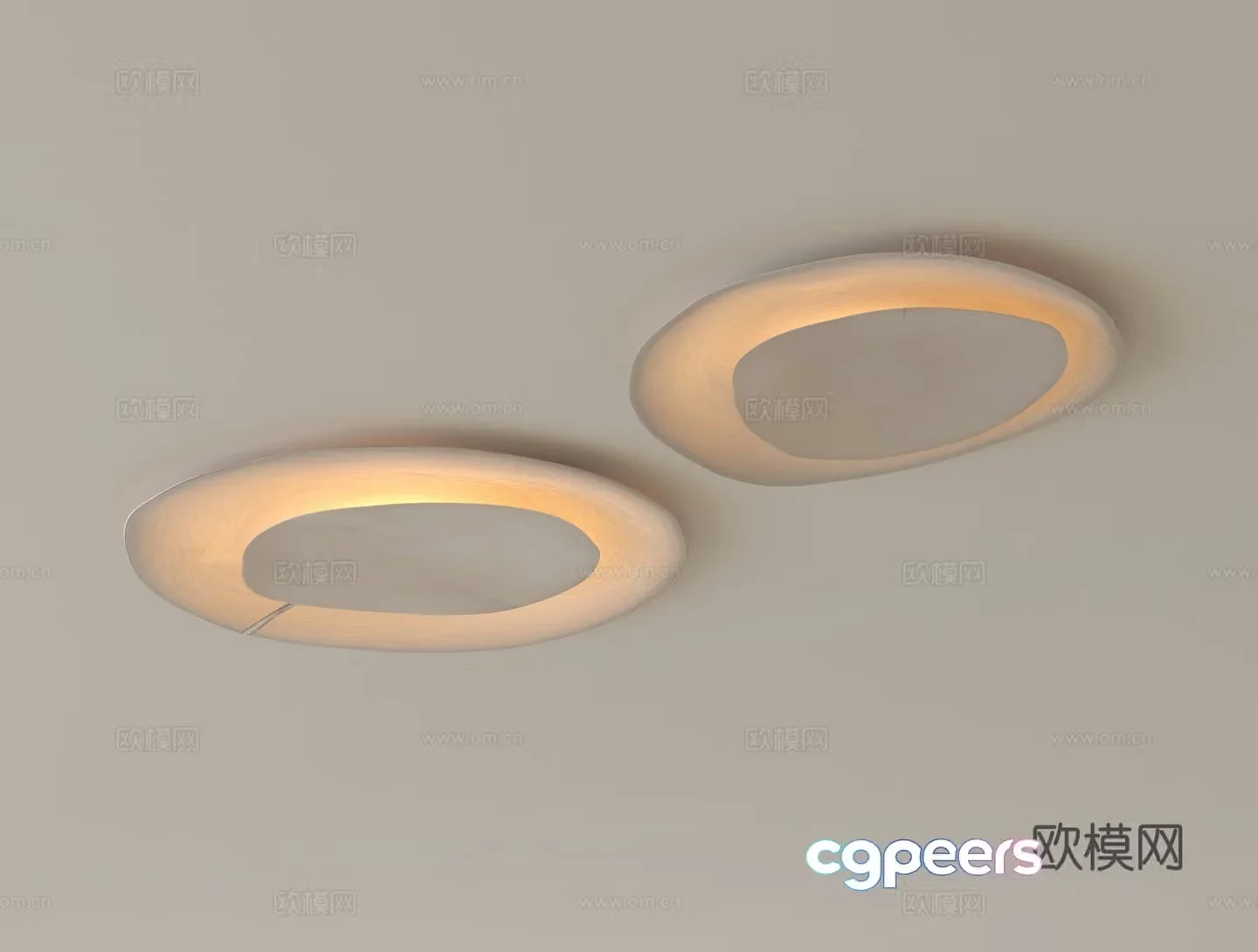 Modern ceiling lamp 3d model