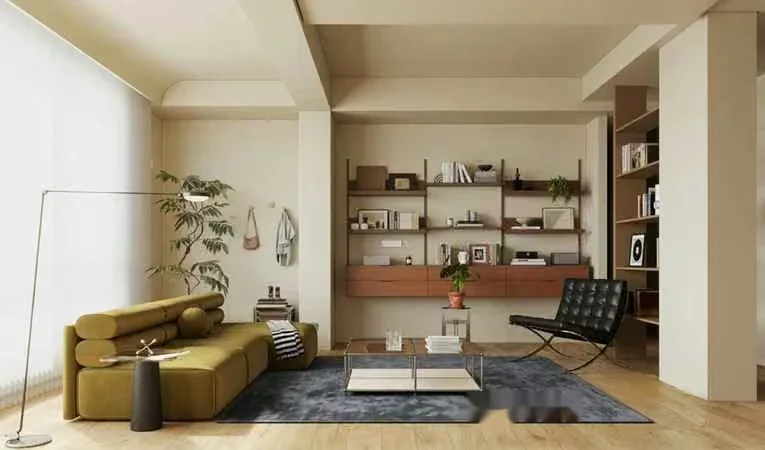 Modern Living Room 3D Model – 16160 – CORONA Render
