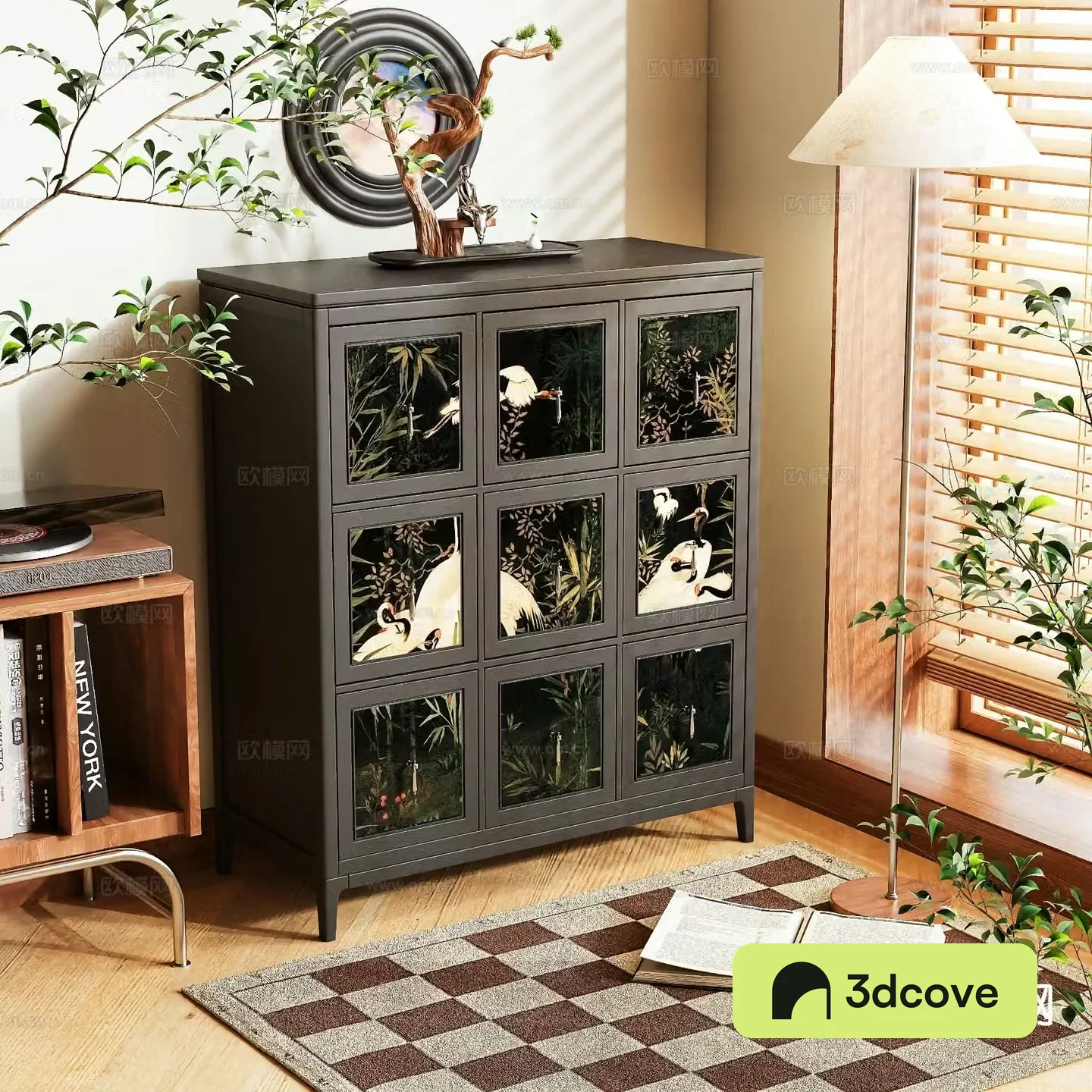 Medieval style chest of drawers