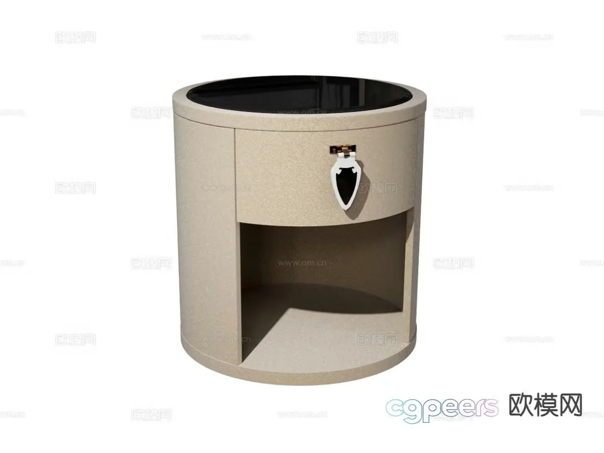 visionnaire – modern bedside table 3d model