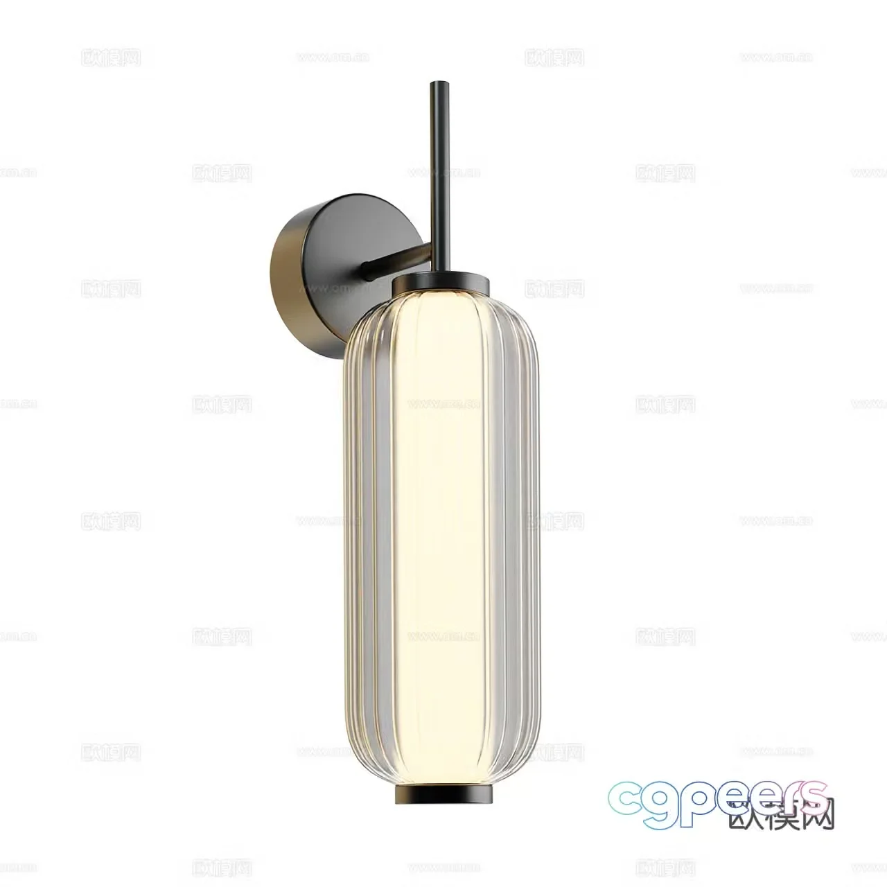 Aromas Simple Wall Light Glass Wall Light Decorative Wall Light Retro Wall Light 3D Model