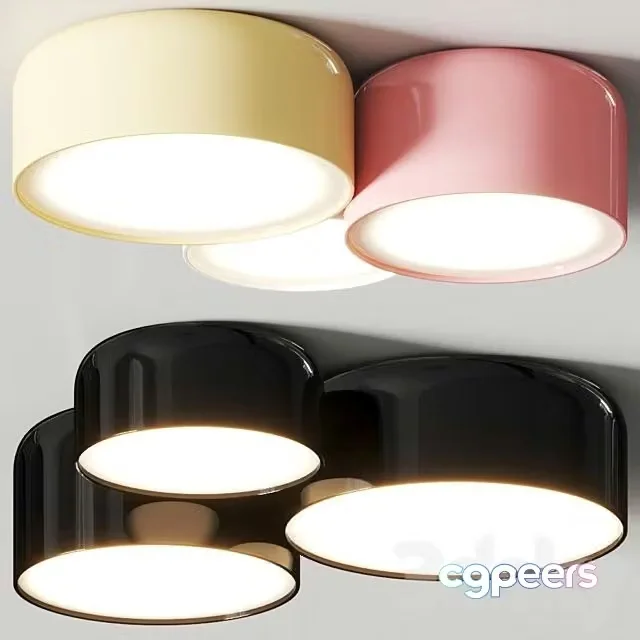 3ds Max Free – Ole Lighting Pot Ceiling Lamps