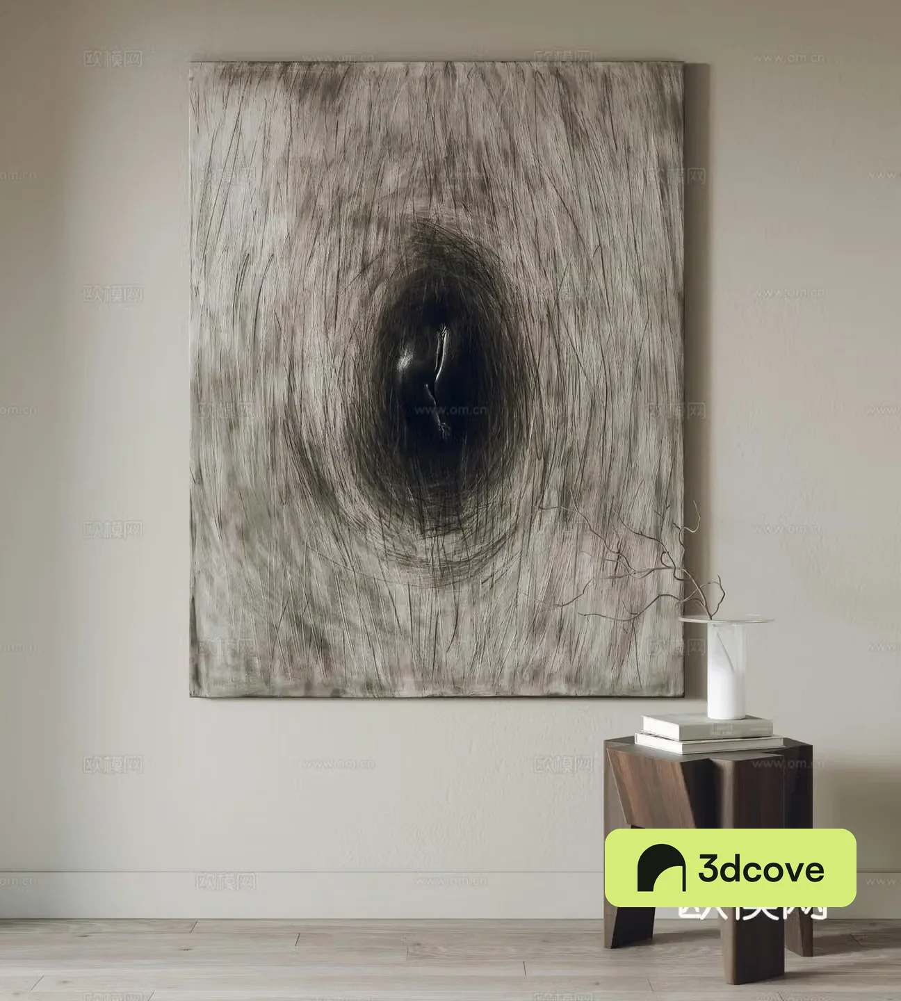 Modern decorative painting Hanging paintings Angle table