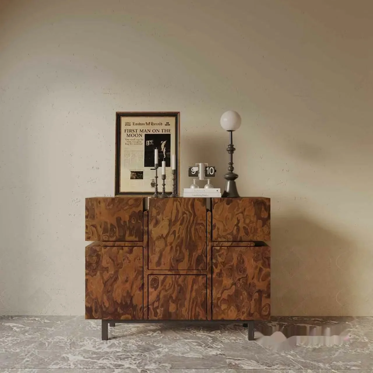 Mid-Century Modern Sideboard 3D Model – 23092 – VRAY Render