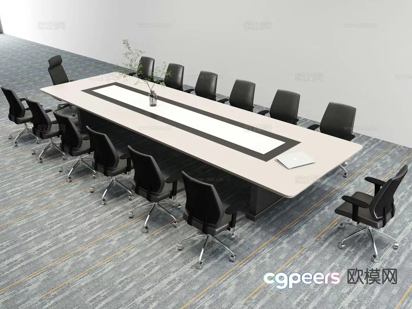 Modern conference table conference table 3d model