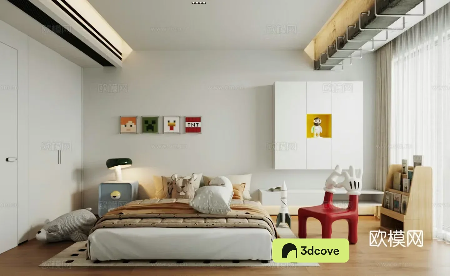 Modern children’s room Children’s bedroom Children’s master bedroom