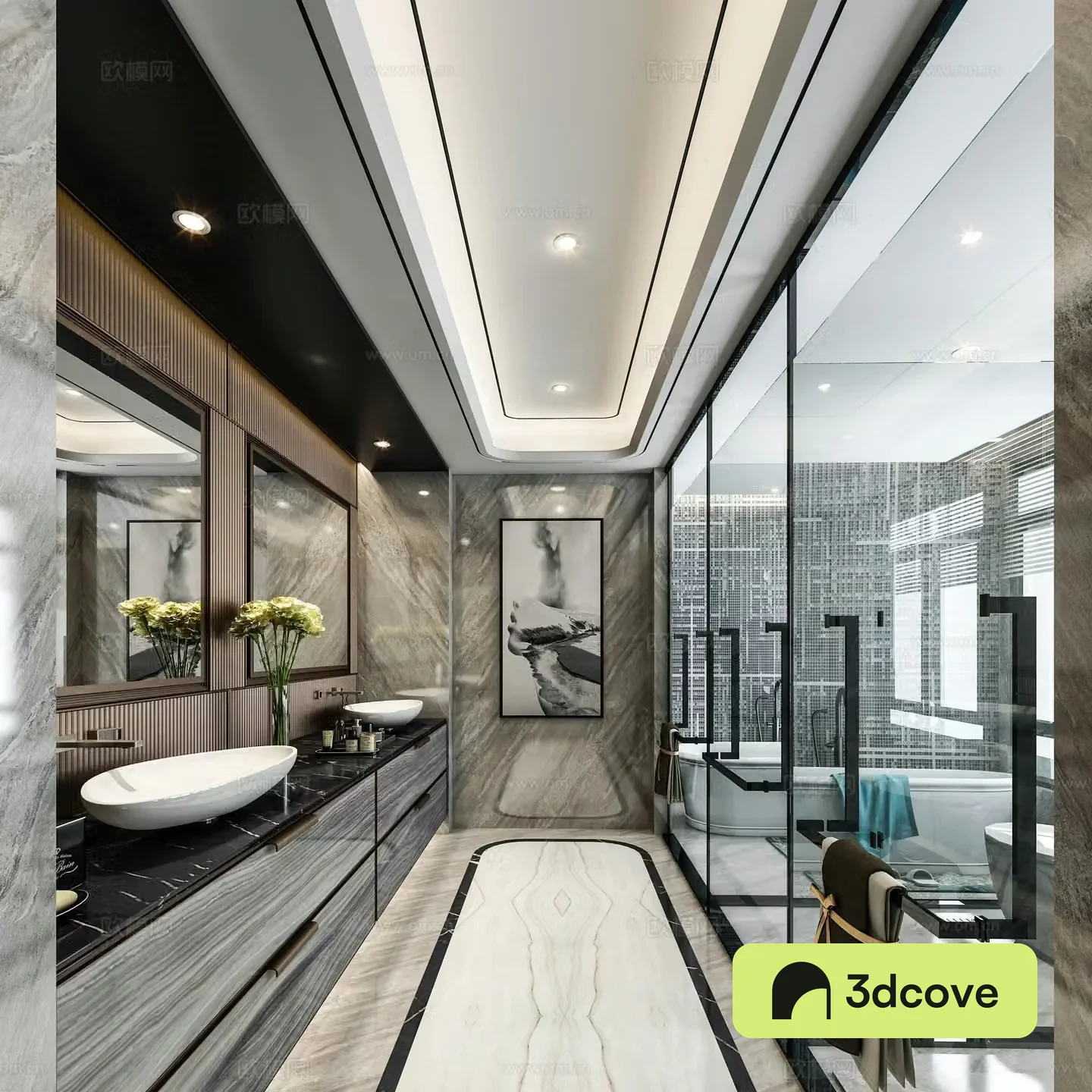 Modern bathroom