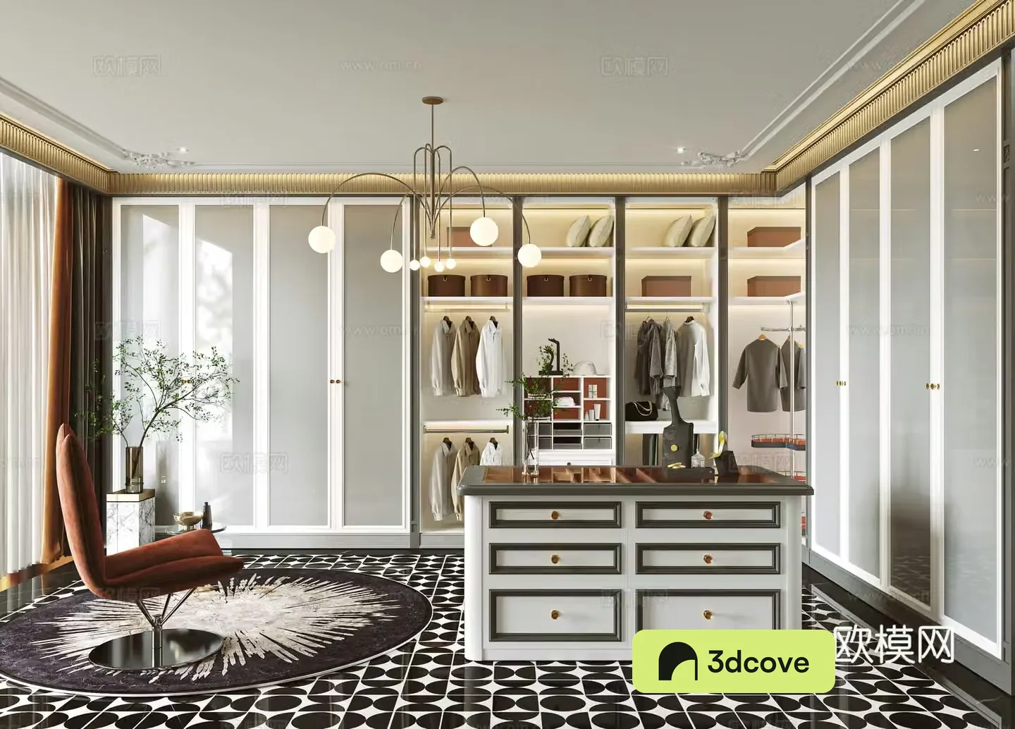 French cloakroom
