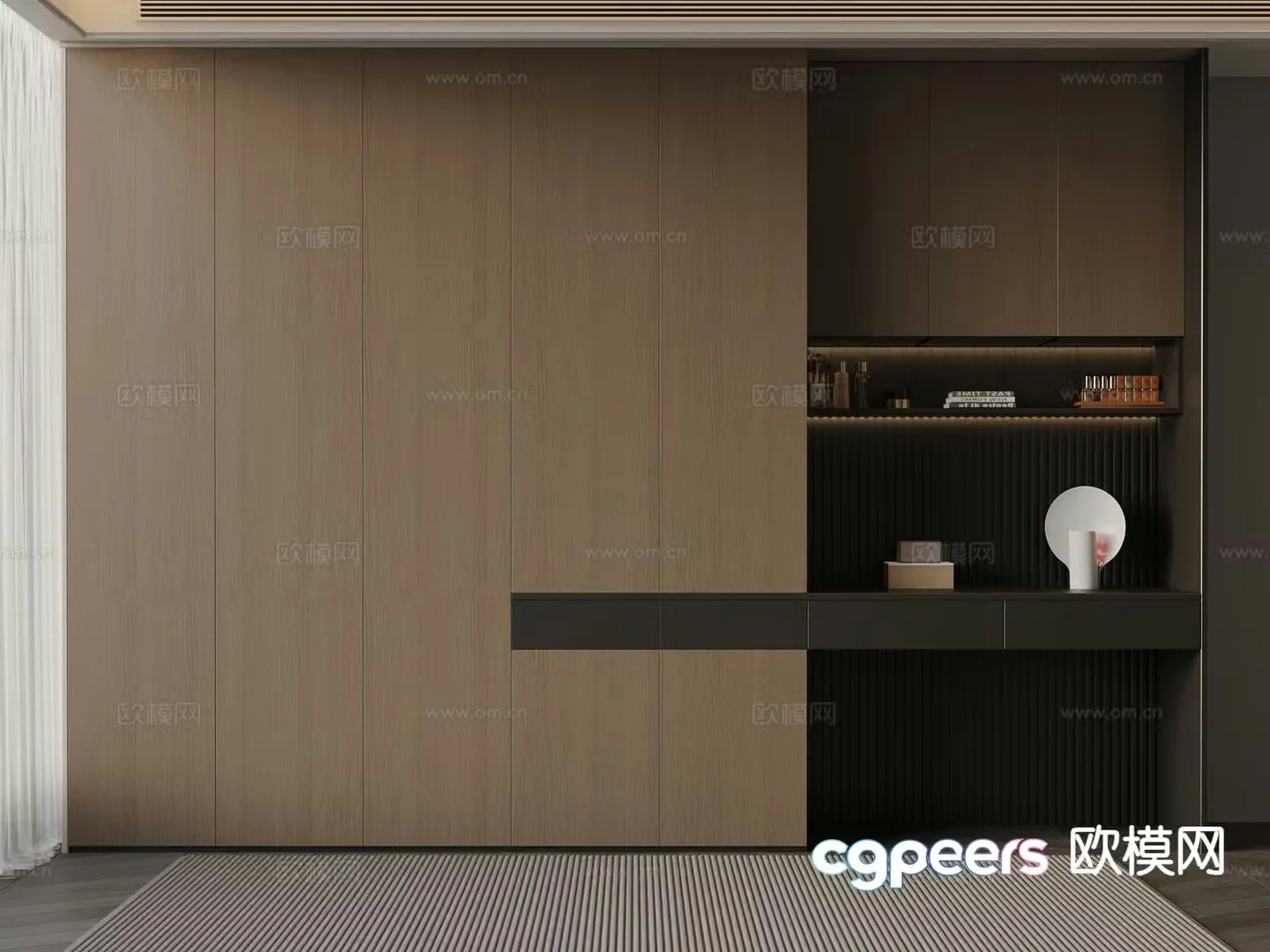 Italian wardrobe 3d model