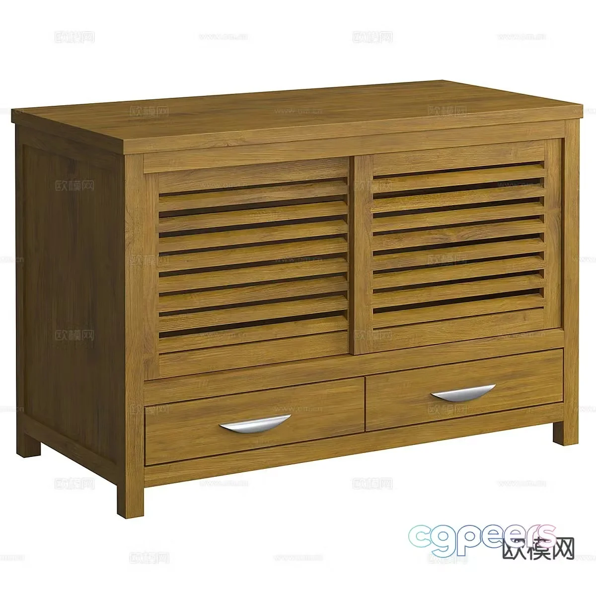 Nordic shoe cabinet 3d model