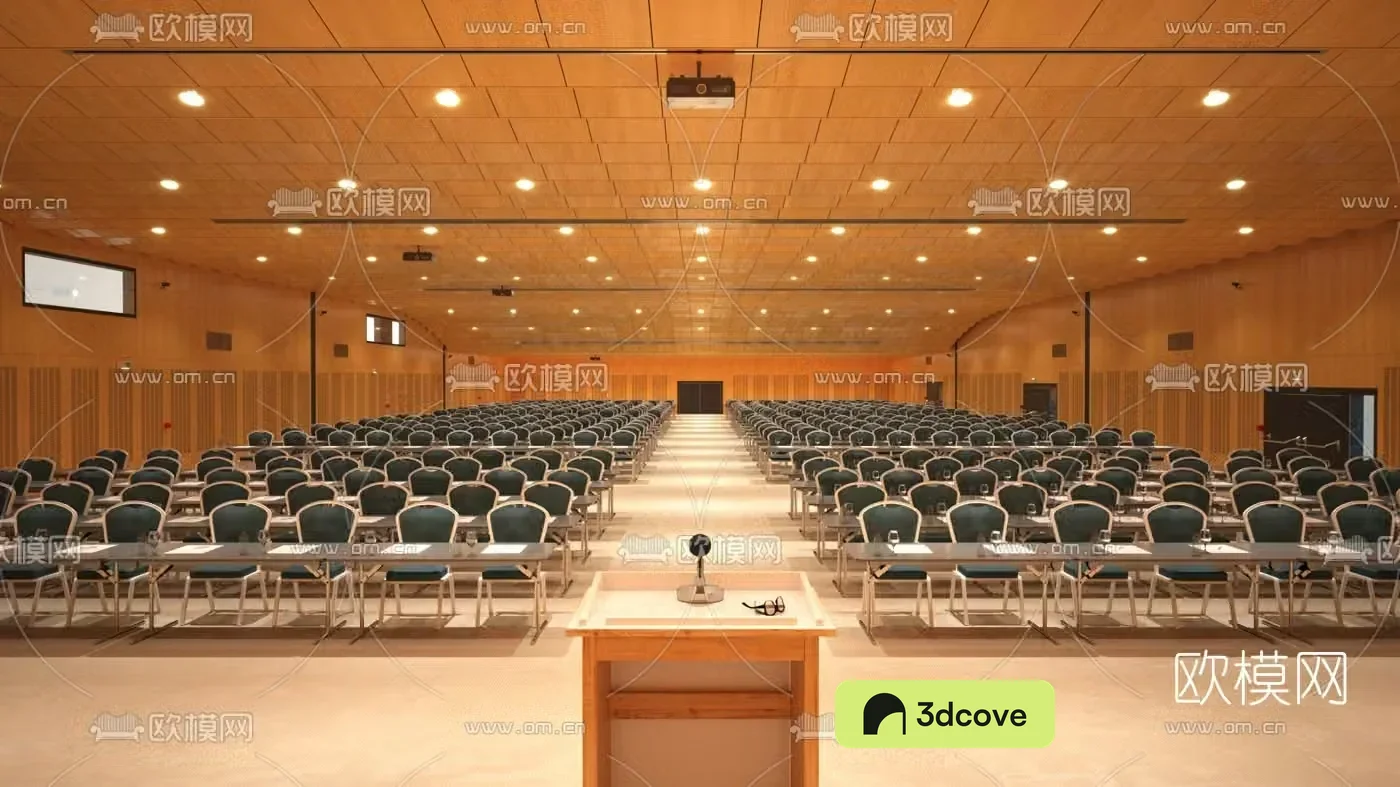 Modern hotel conference hall lecture hall