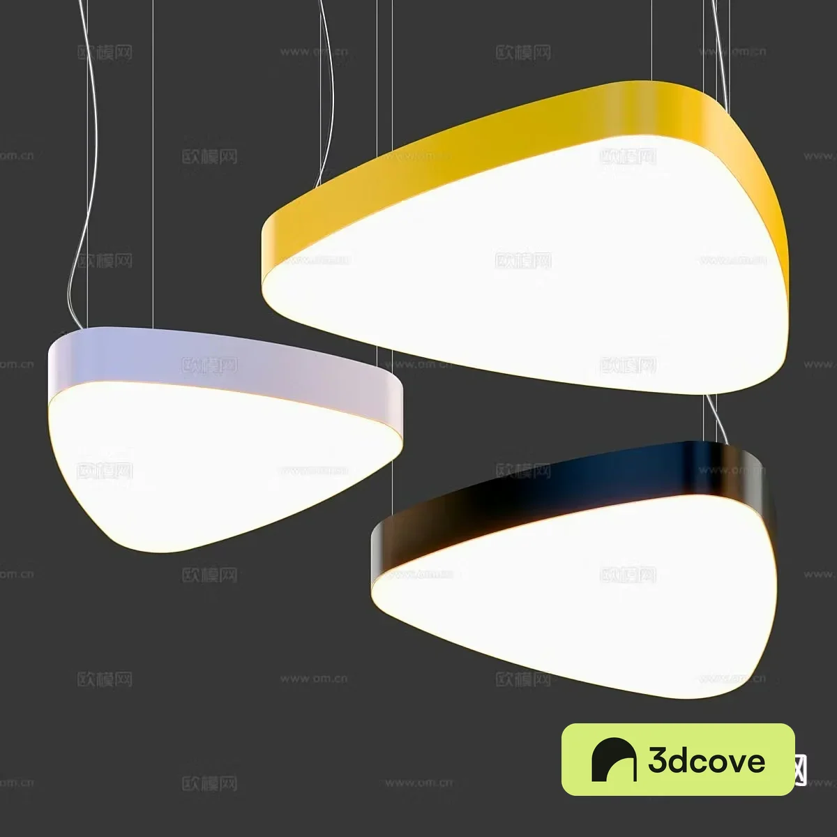 Modern minimalist chandelier