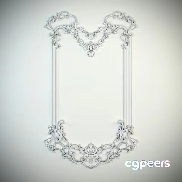 3ds Max Free – Decorative frame on the sketch