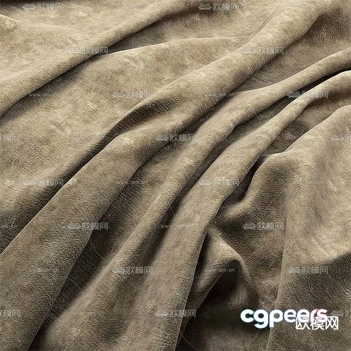 Fabric sheets linen coarse cloth dark gray cloth 3d model