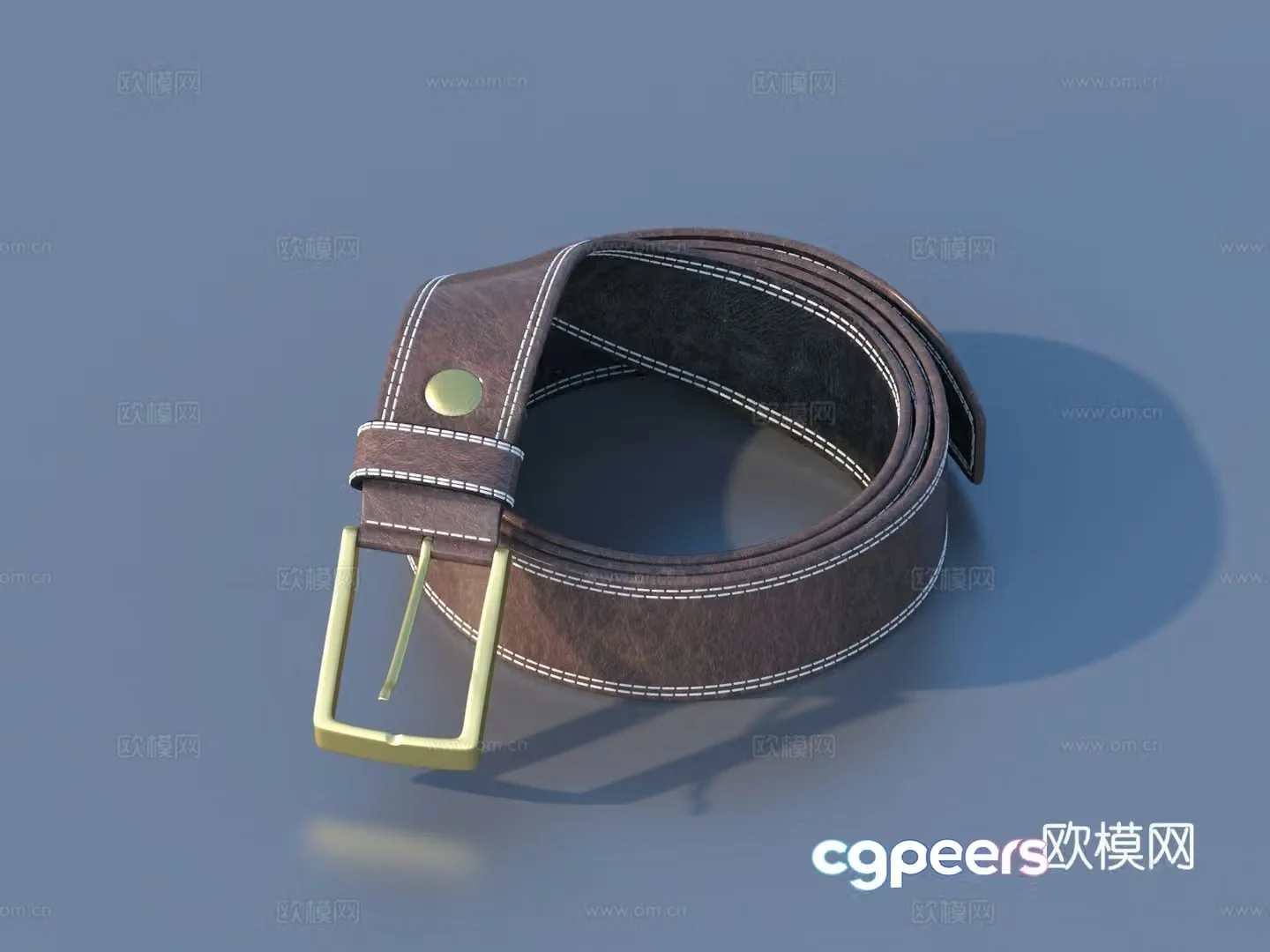 Belt Belt Cowhide Belt Item 3D Model