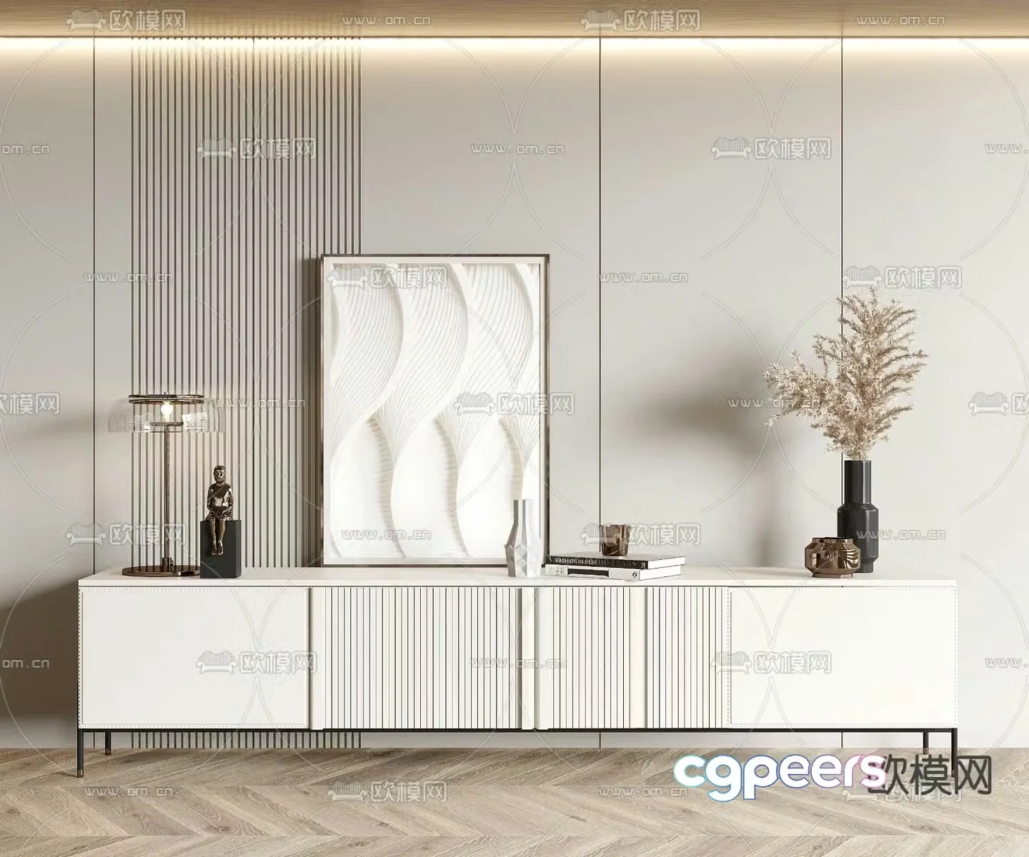Modern TV cabinet 3d model