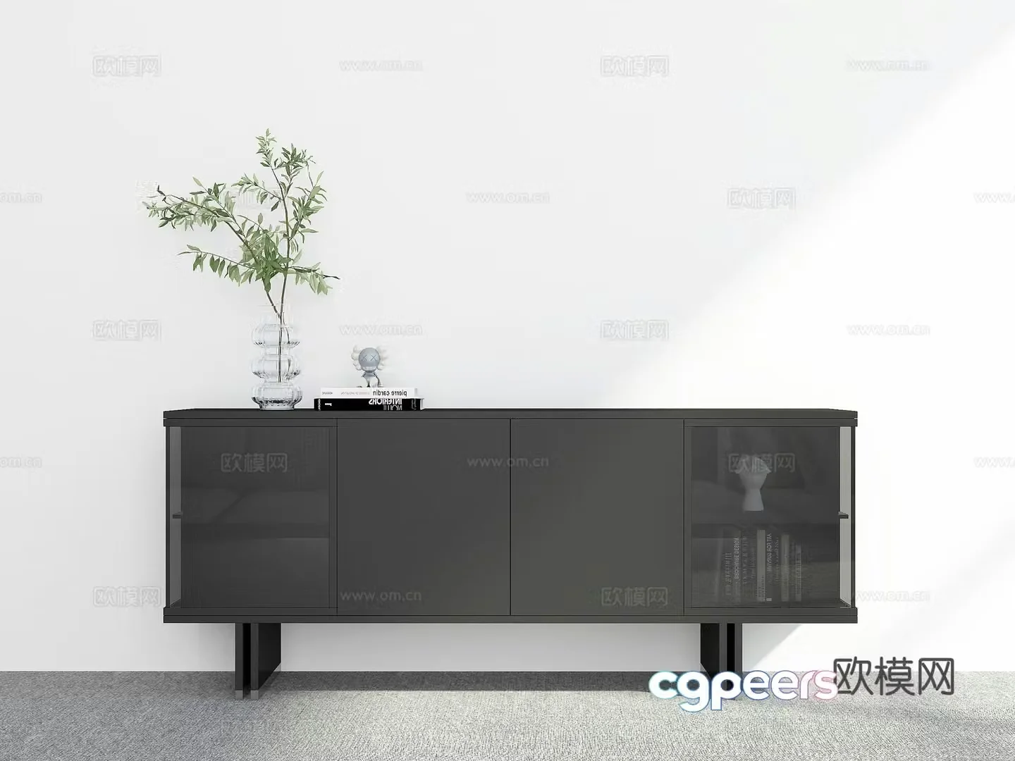 Modern sideboard 3D model