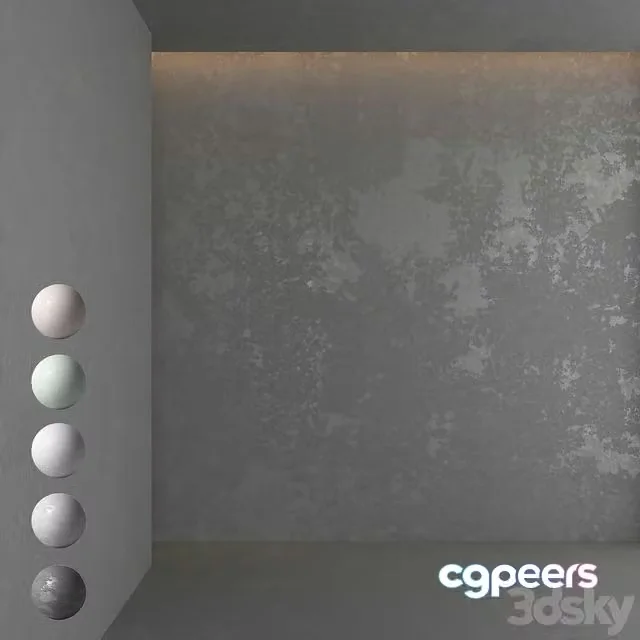 3ds Max Free – Material decorative plaster