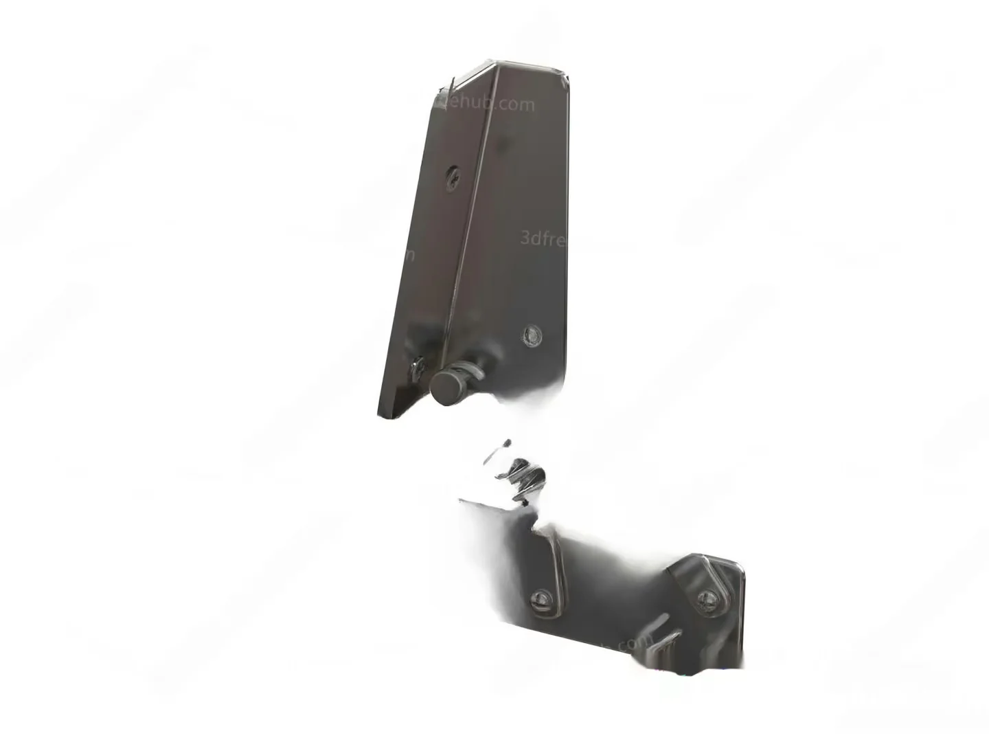 A Black Metal Bracket 3D Model – 20426 – VRAY Render