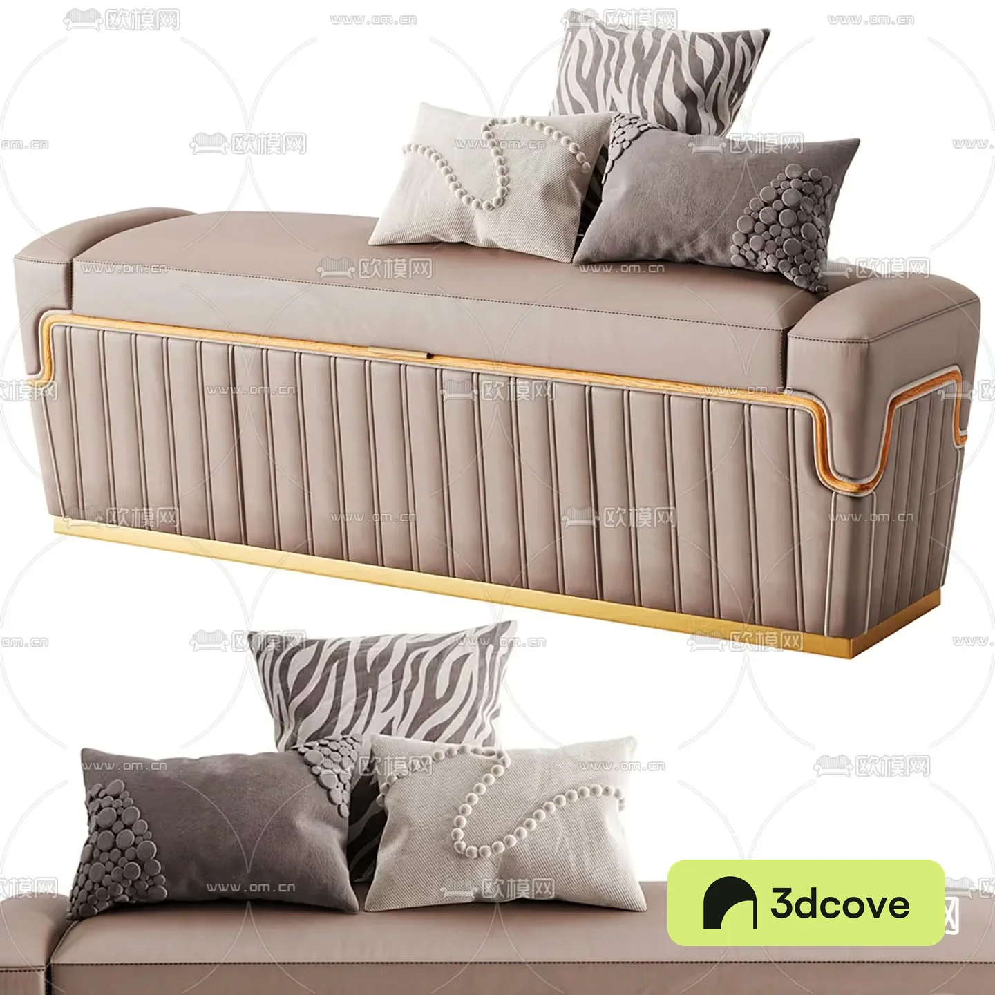 Modern Beige Sofa
