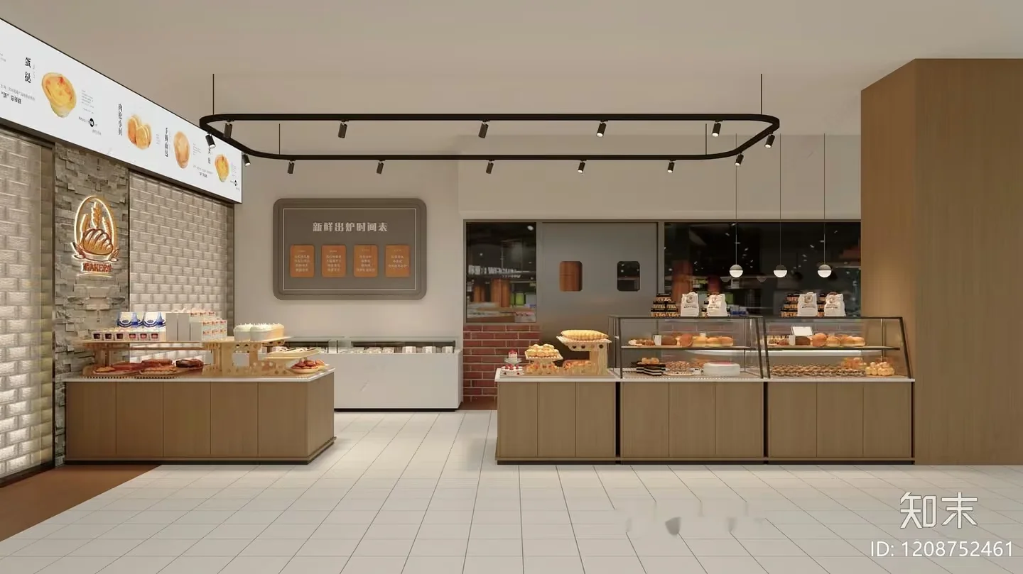 A Bakery Display Case 3D Model – 4706 – VRAY Render