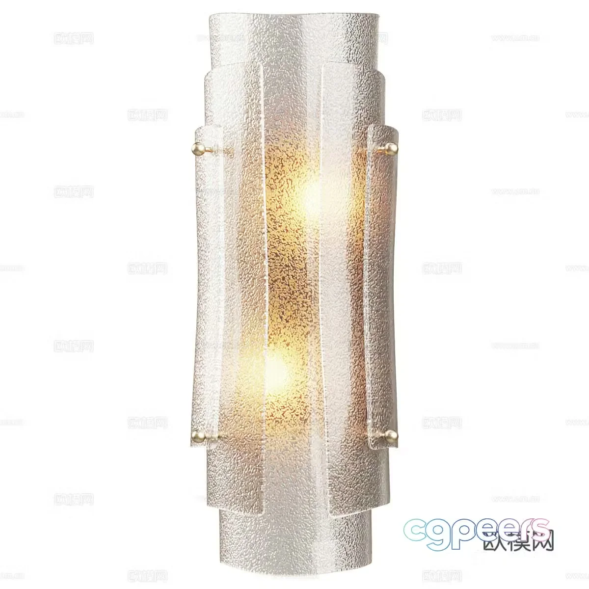 Glass wall light 3d model