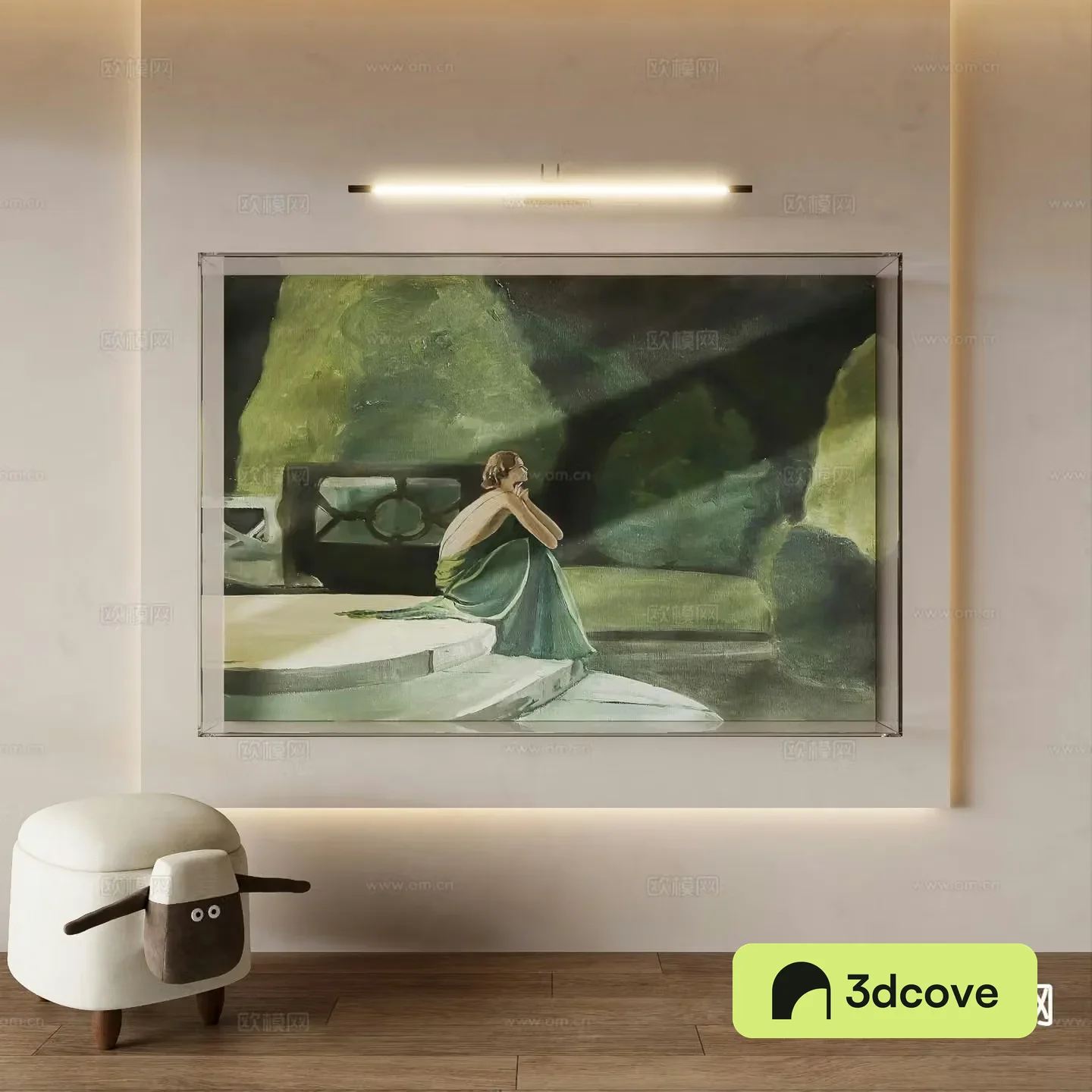 Nordic decorative painting figure painting hanging painting