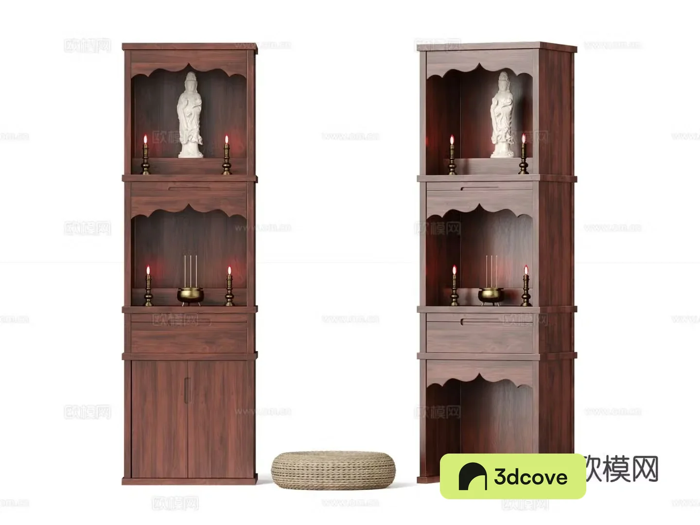 New Chinese style Buddhist niche cabinet