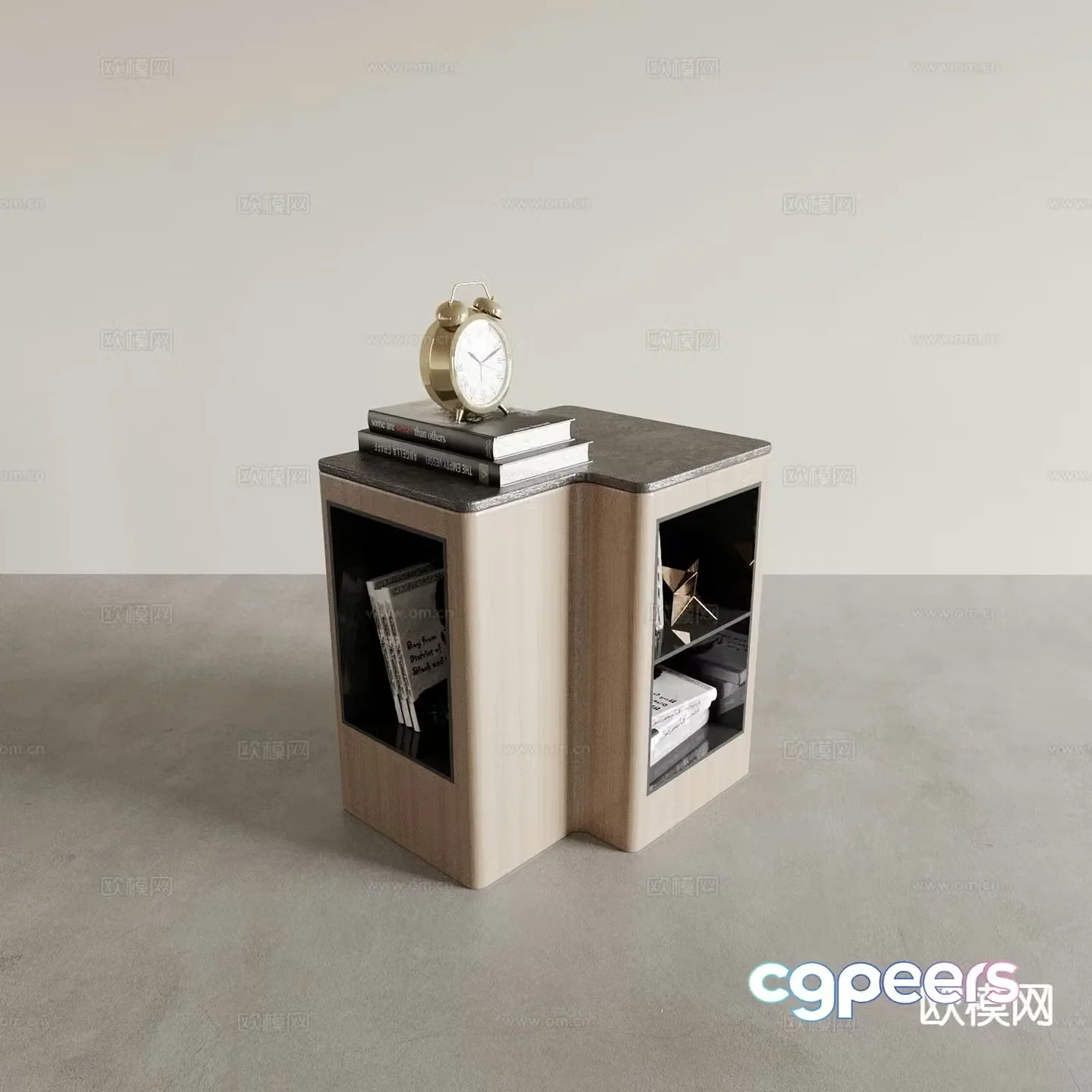 Modern bedside table 3d model