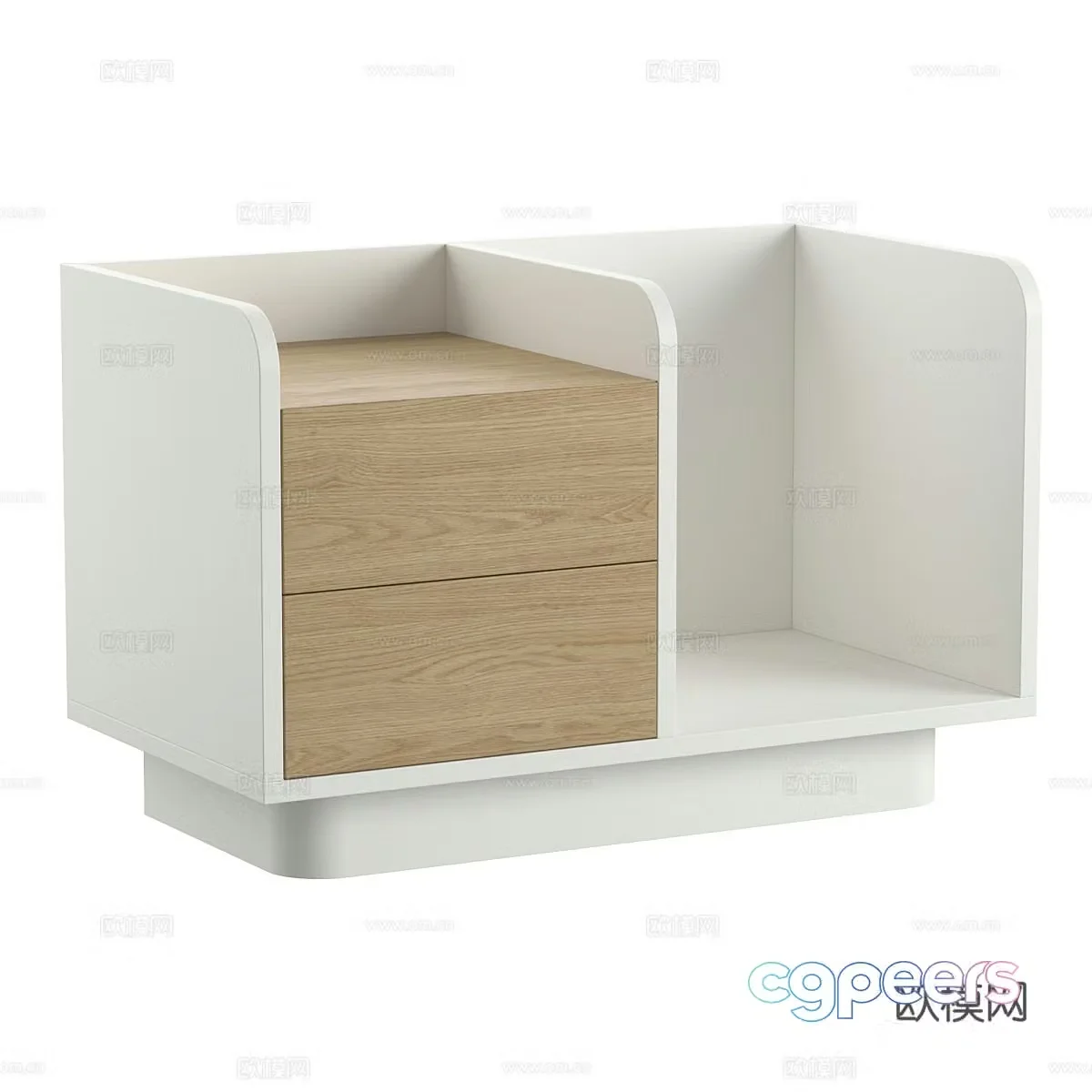 Bedside table 3d model