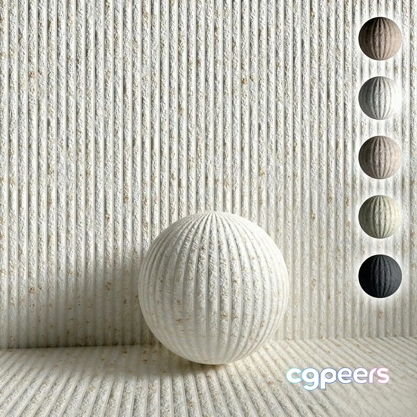 Abstract Wall With Sphere 3D Model – 3625 – CORONA Render