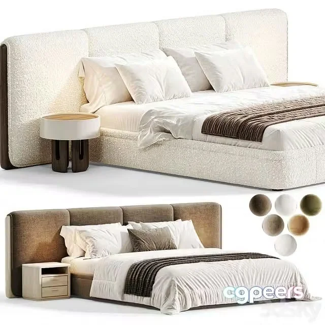 3ds Max Free – GIPPO Bed By Luzaro
