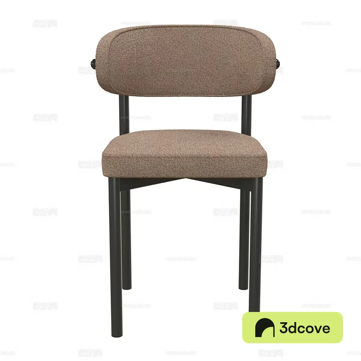 Modern simple single chair dining chair