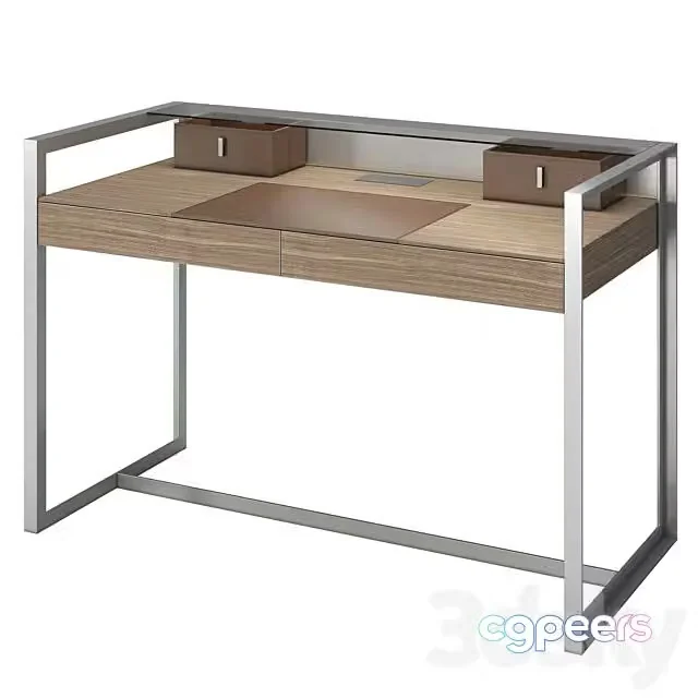 3ds Max Free – Writing Desk Rialto by Rimadesio