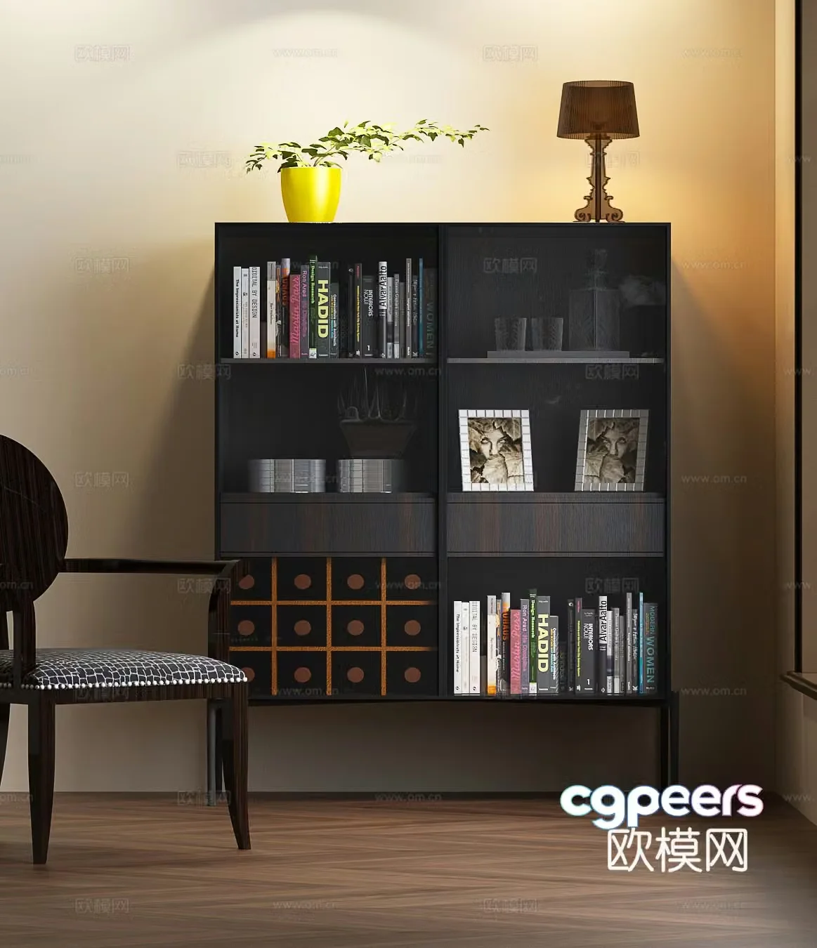 Modern wine cabinet Italian wine cabinet Modern wine cabinet 3D model