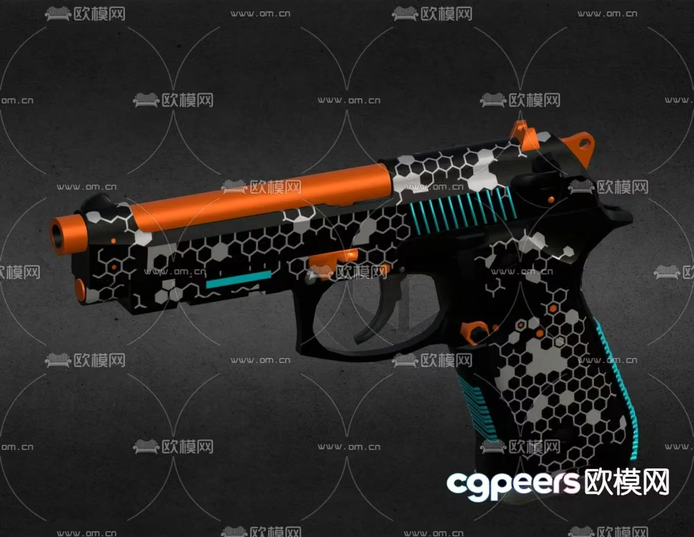 Cool toys children’s pistol toy pistol 3d model
