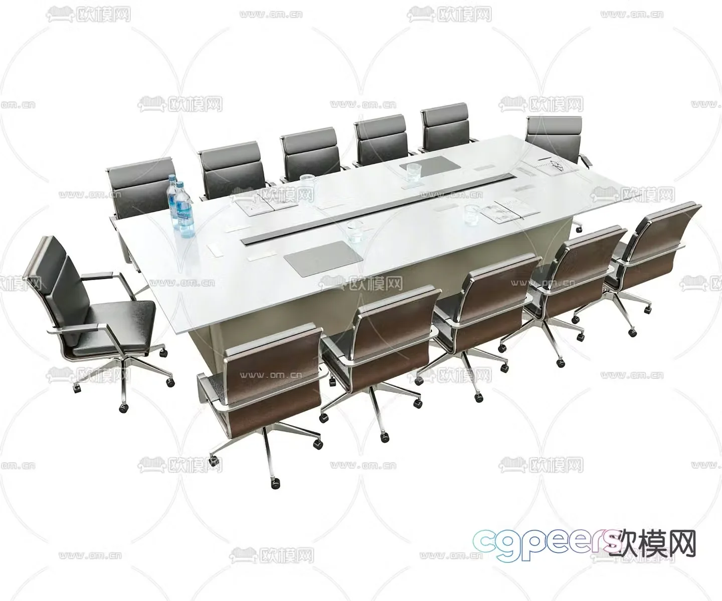 Modern conference table conference table 3d model