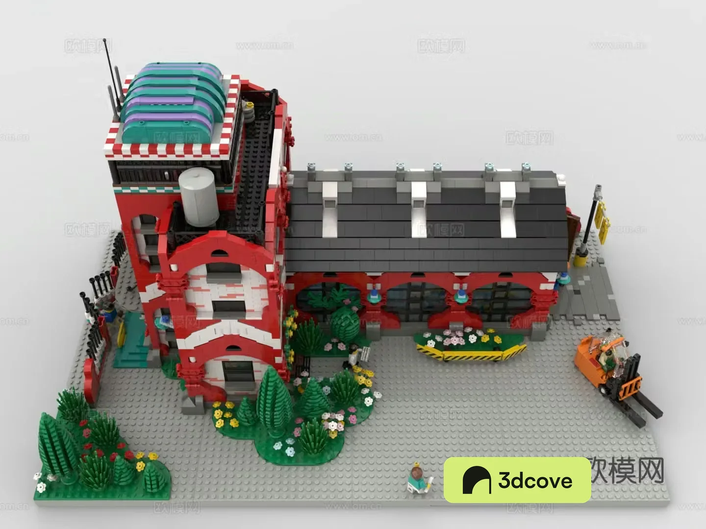 LEGO toys building block factory building
