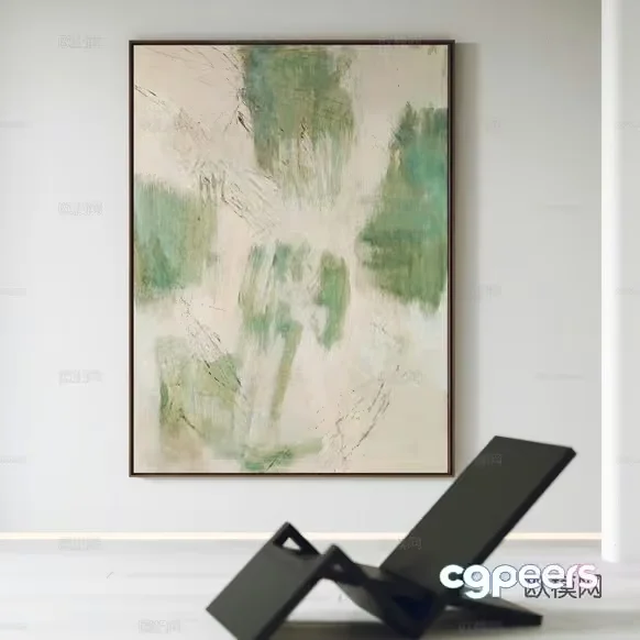 Modern Art Piece 3D Model – 2175 – VRAY Render
