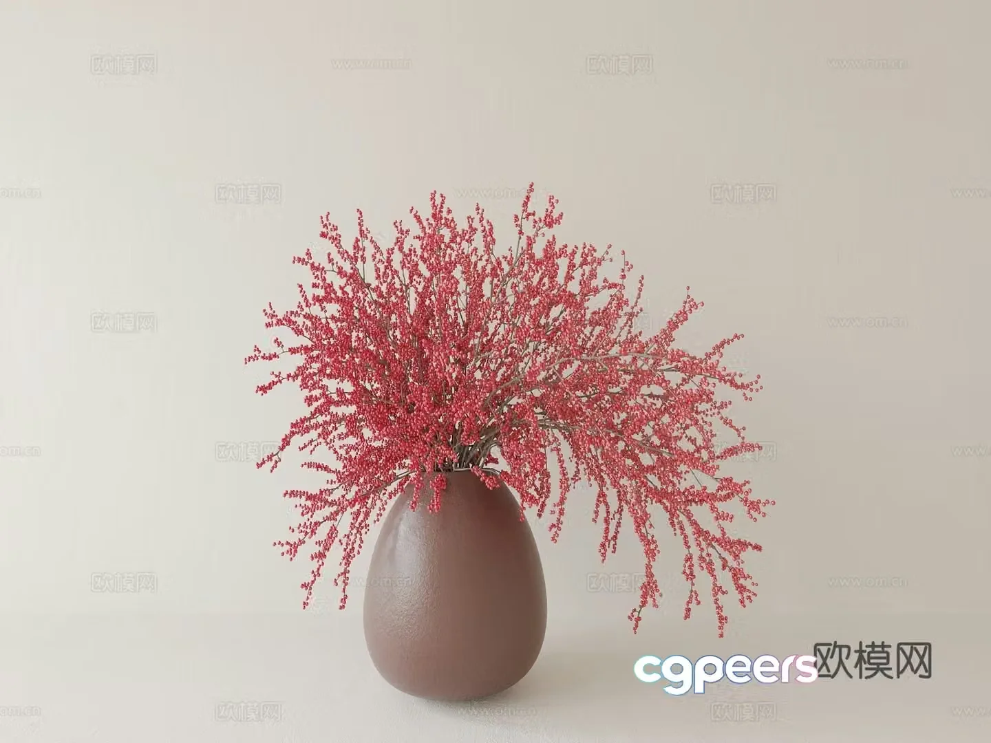 Plant Pot Plant Flower Pot Green Plant Vase Flower 3D Model