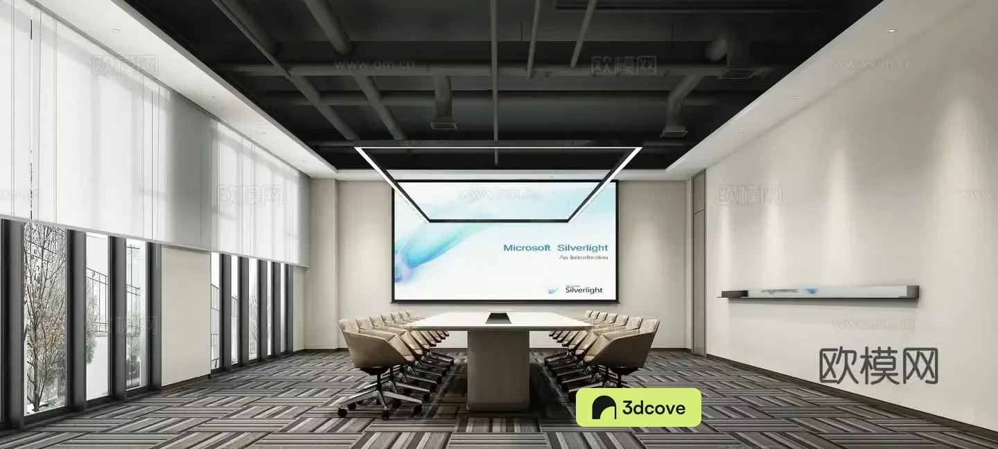 New Chinese style large conference room