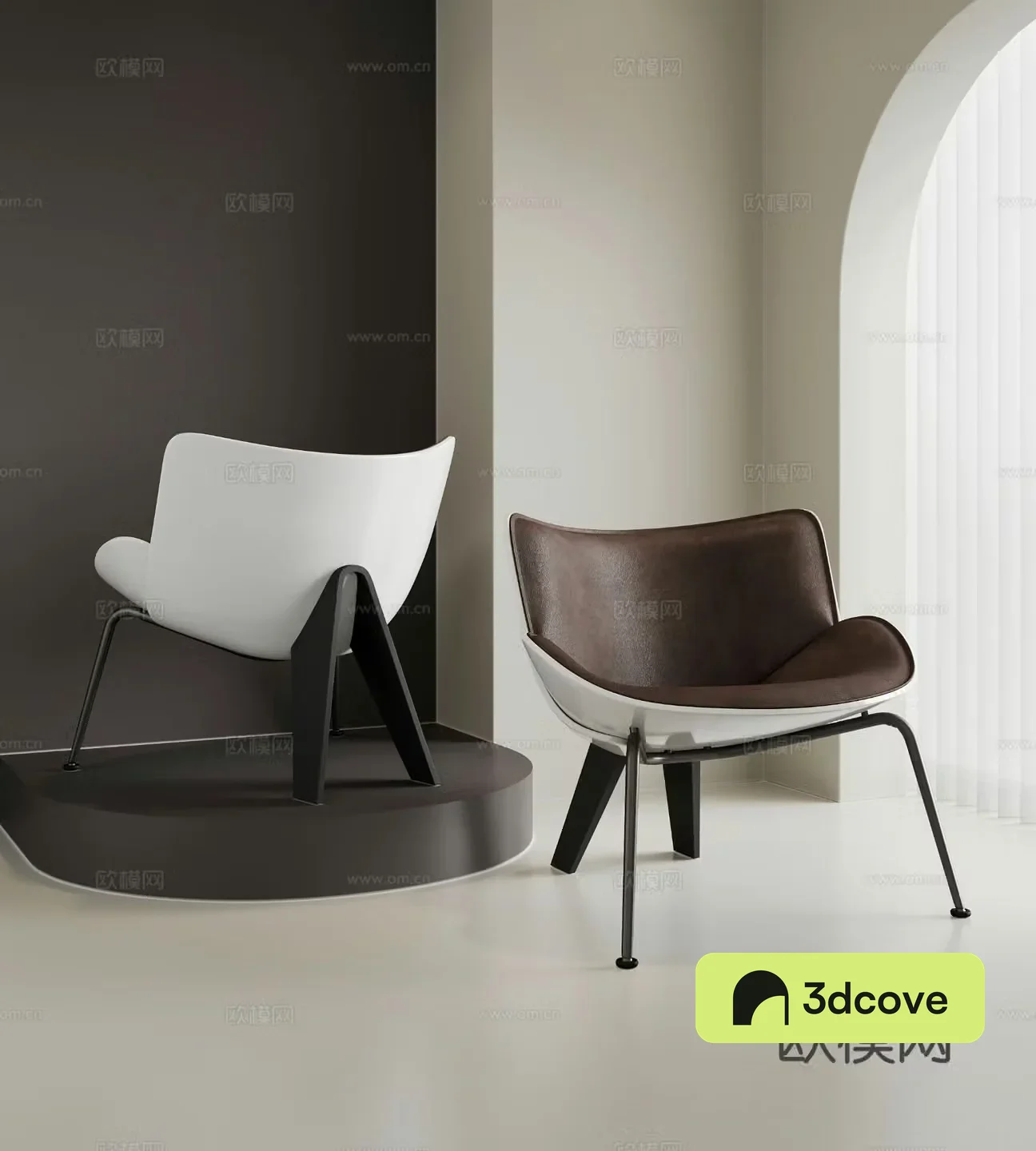 Modern chair leisure chair
