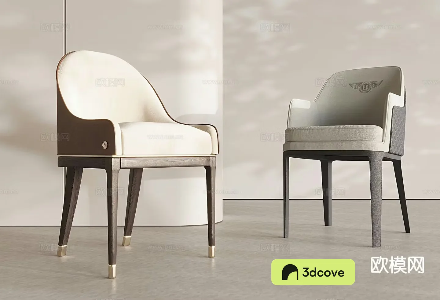 Italian single chair dining chair
