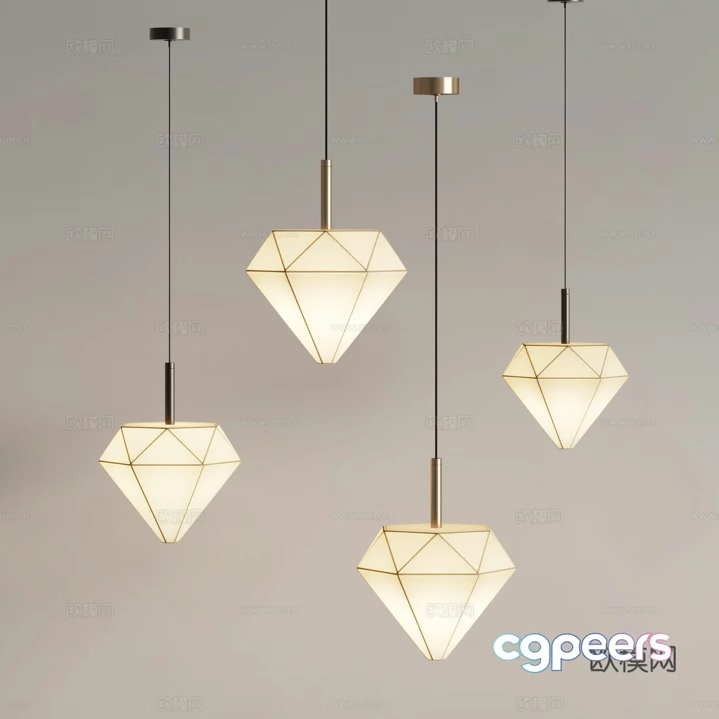 Italian small chandeliers restaurant chandeliers bedside chandeliers children’s chandeliers stair chandeliers 3D model