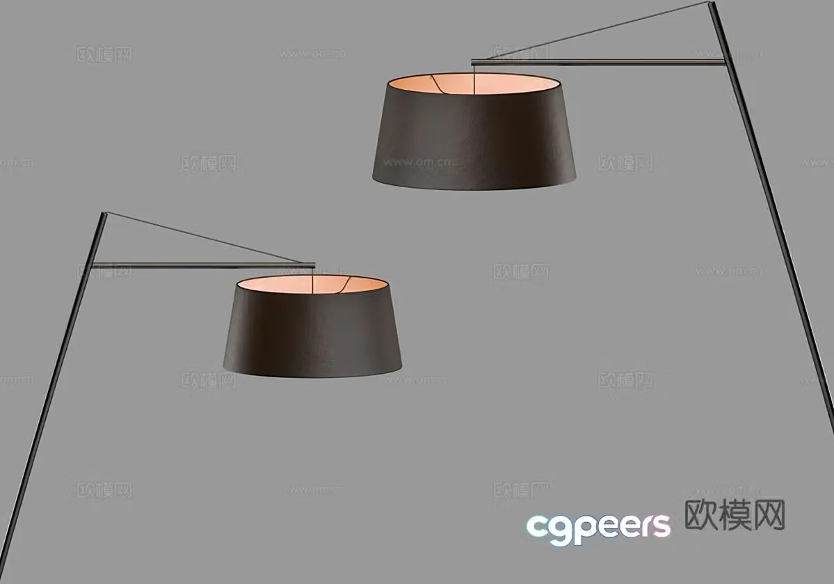 Modern floor lamp 3d model